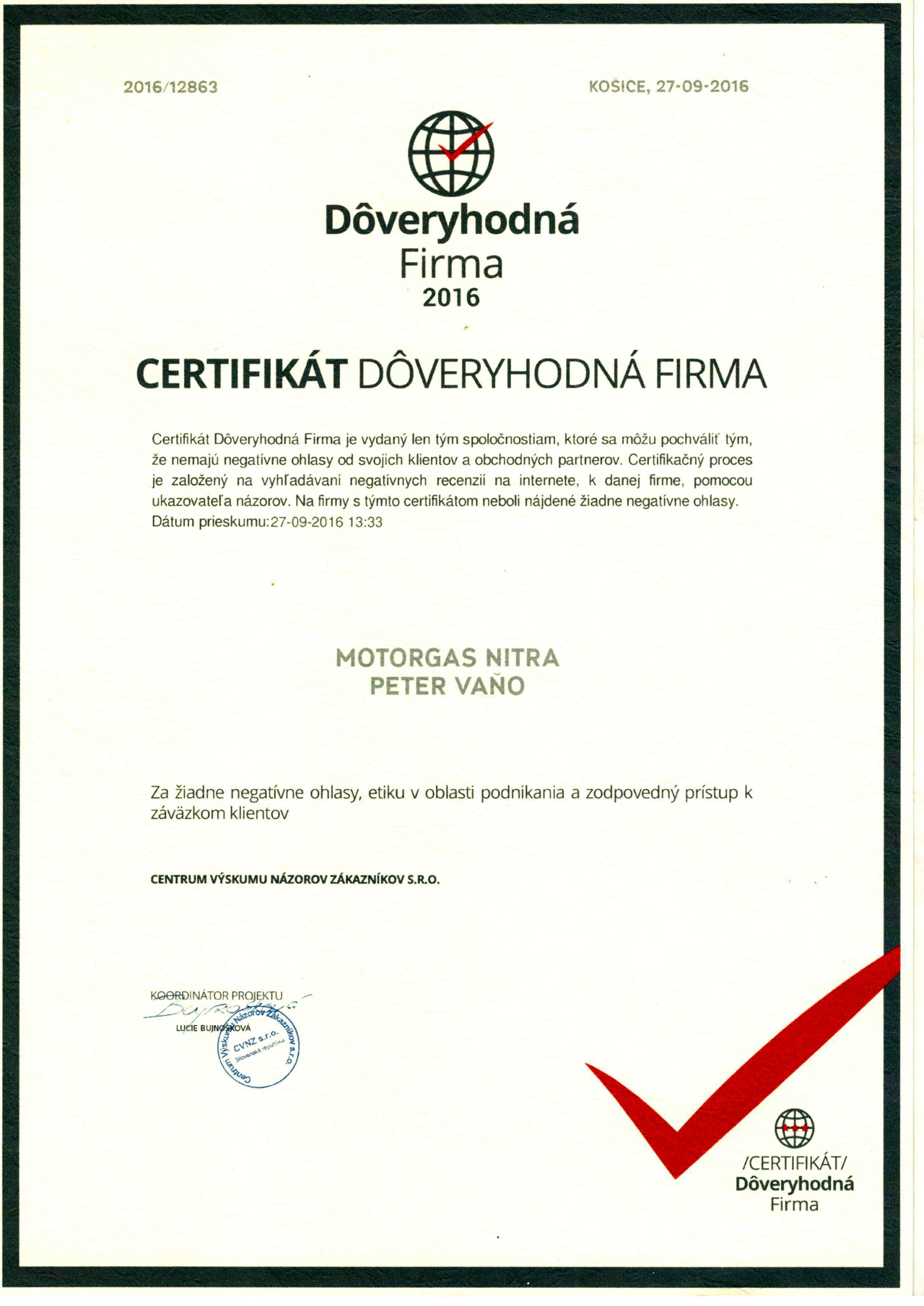 certifikat df 2016